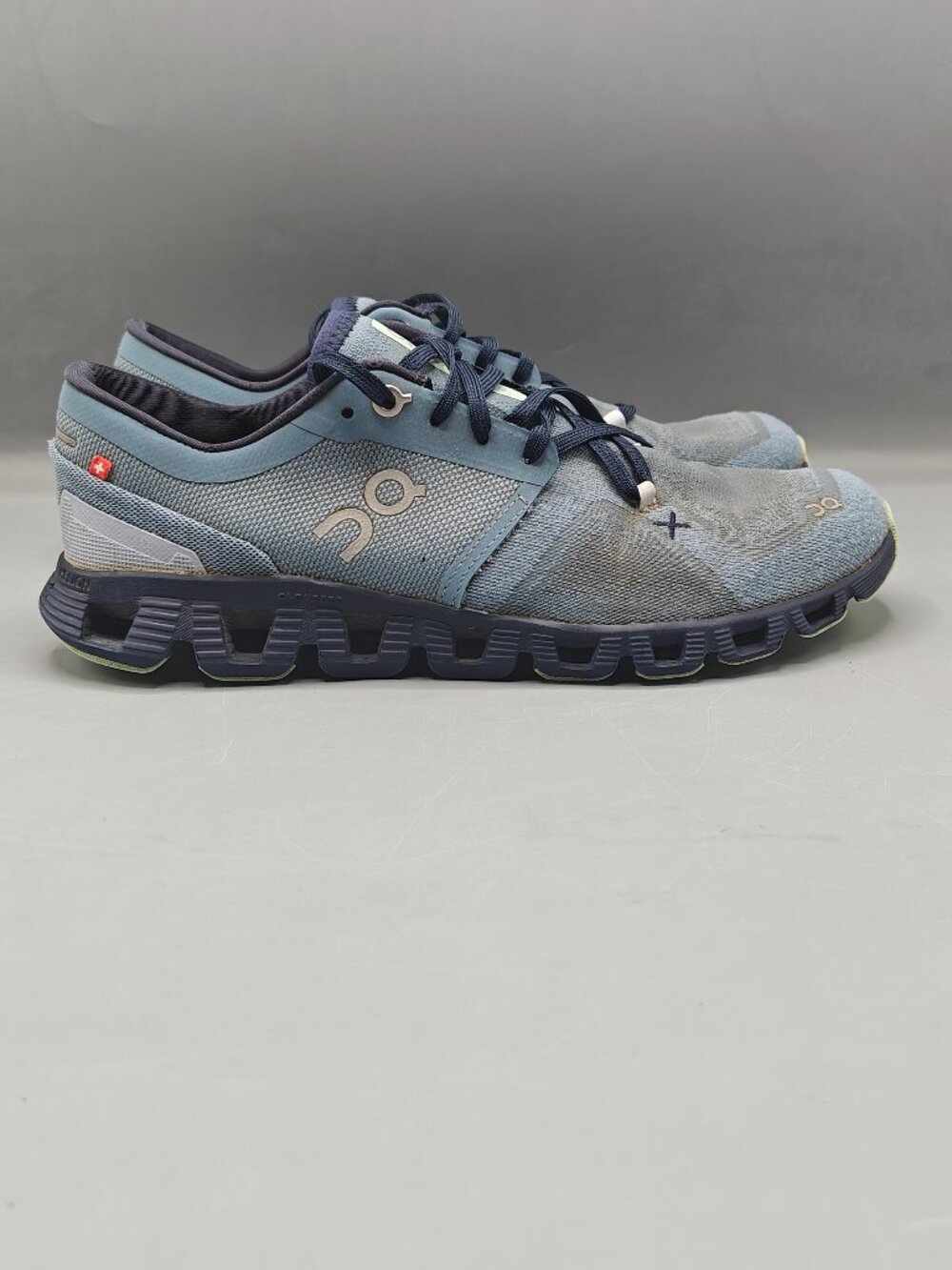On Cloud X3 Shoes Running Athletic Shoes Sneakers Blue Gray Women's Size 8.5